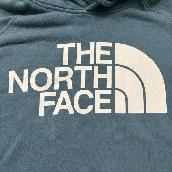 The North Face Blue Sweatshirt Hoodie Pullover Women's Size Medium - Picture 4 of 9